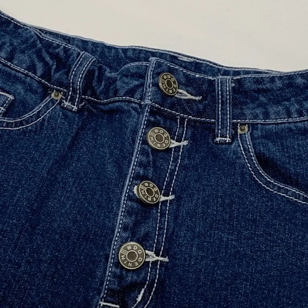 BDG Super High Rise Foxy Button Fly Denim Short - Picture 2 of 7